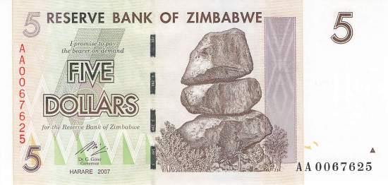 5 Dollar 2007